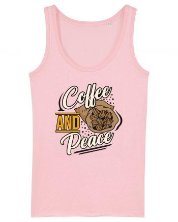 Coffee and Peace Cotton Pink