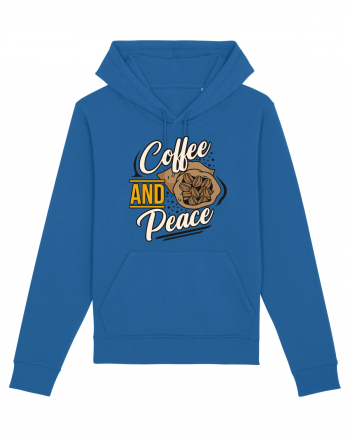 Coffee and Peace Royal Blue