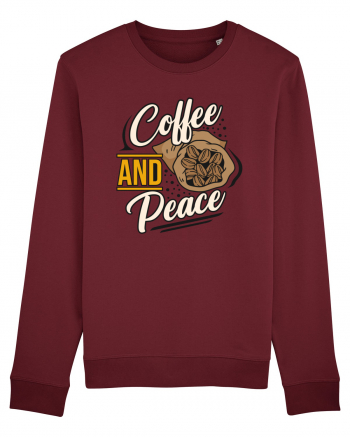 Coffee and Peace Burgundy