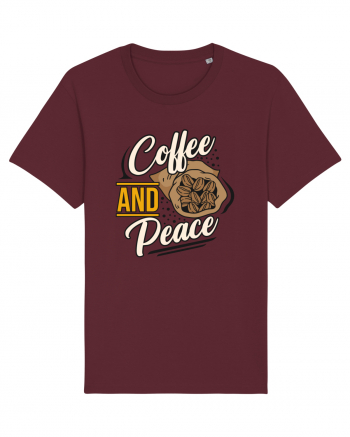 Coffee and Peace Burgundy