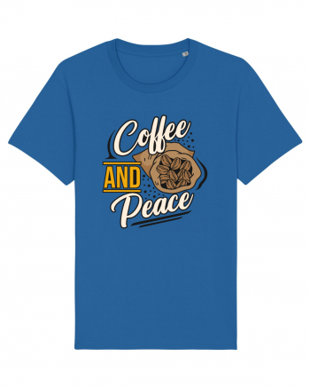 Coffee and Peace Royal Blue