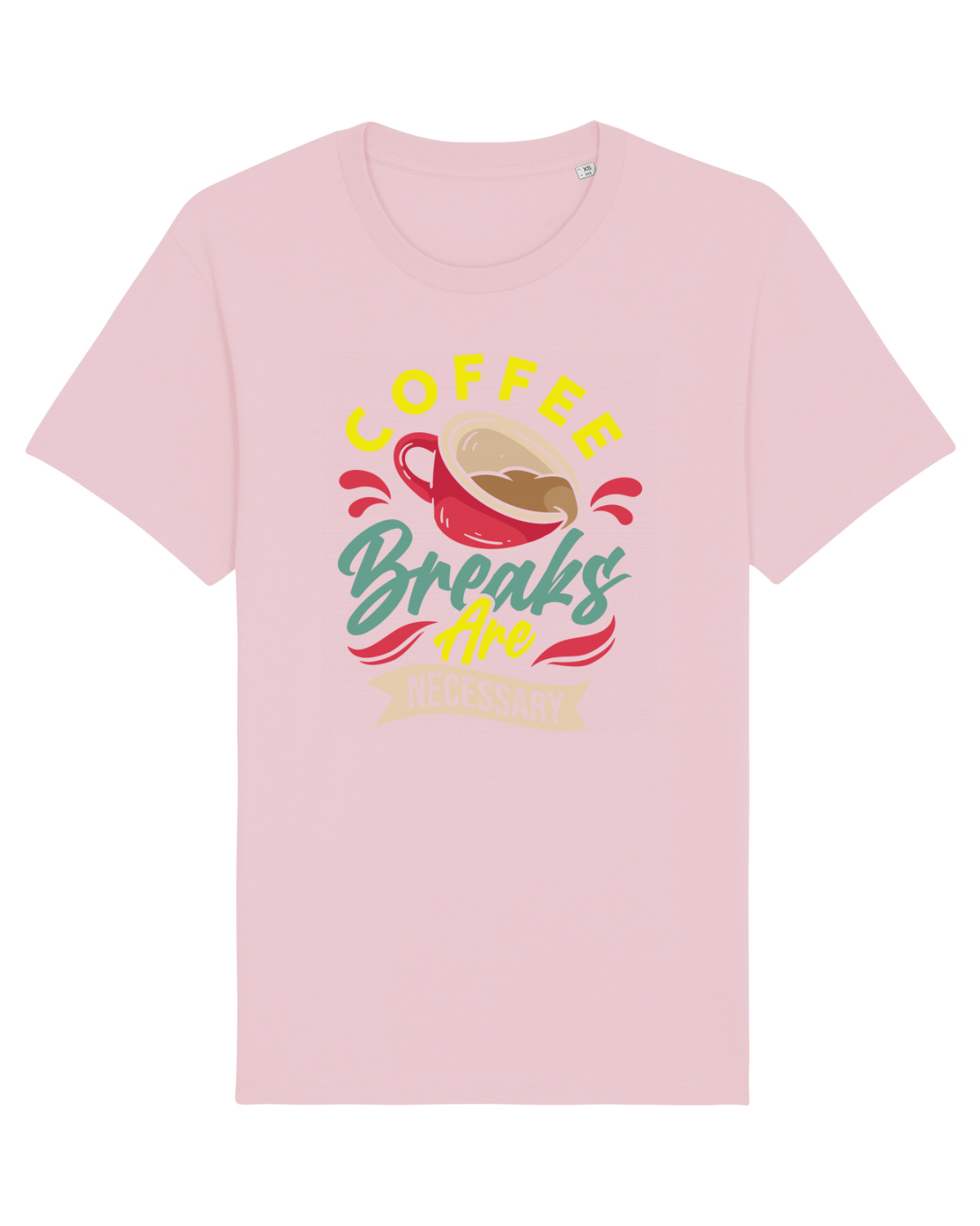 Tricou mânecă scurtă Unisex Rocker Cotton Pink