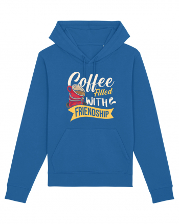 Coffee Filled with Friendship Royal Blue