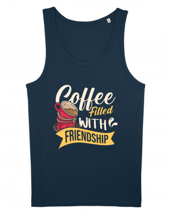 Coffee Filled with Friendship Navy