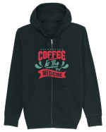 Coffee is the Best Medicine Hanorac cu fermoar Unisex Connector