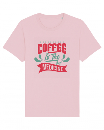 Coffee is the Best Medicine Cotton Pink