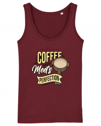 Coffee Meets Perfection Burgundy