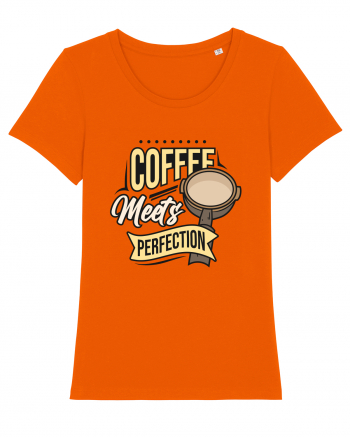 Coffee Meets Perfection Bright Orange