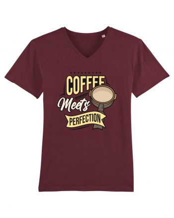 Coffee Meets Perfection Burgundy