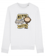 Coffee Meets Perfection Bluză mânecă lungă Unisex Rise