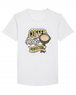 Coffee Meets Perfection Tricou mânecă scurtă guler larg Bărbat Skater