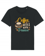 Coffee with a New Passion Tricou mânecă scurtă Unisex Rocker