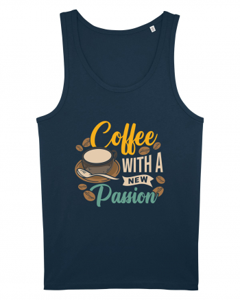 Coffee with a New Passion Navy