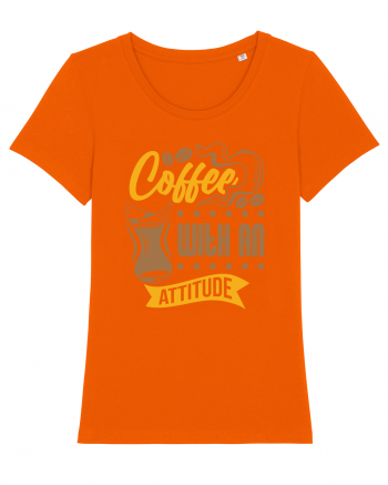 Coffee with an Attitude Bright Orange