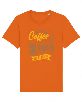 Coffee with an Attitude Bright Orange