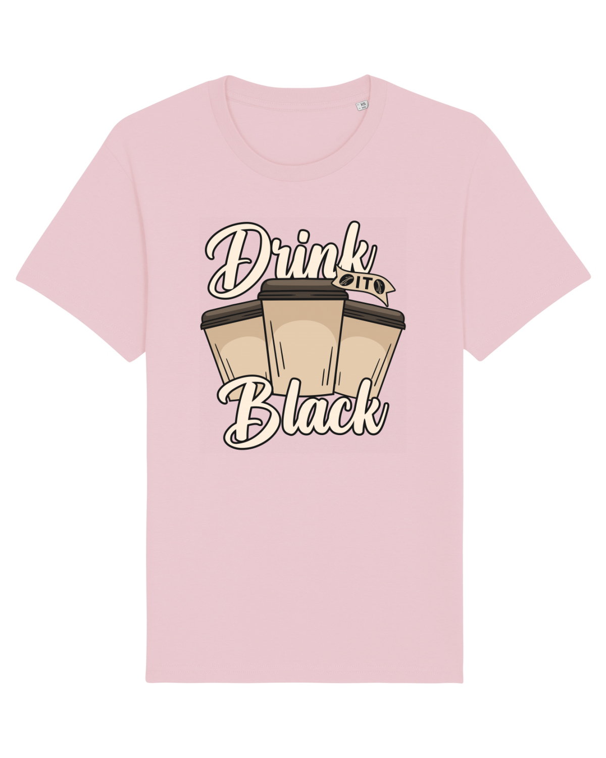 Tricou mânecă scurtă Unisex Rocker Cotton Pink