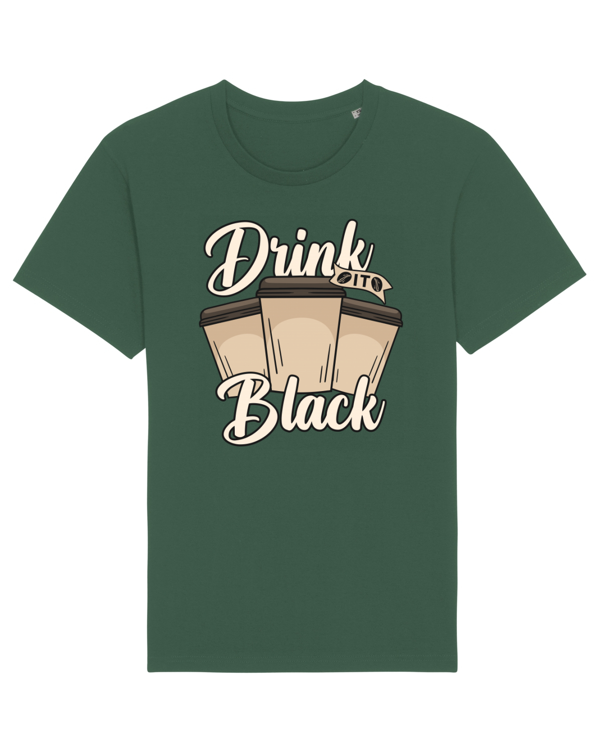 Tricou mânecă scurtă Unisex Rocker Bottle Green