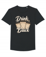 Drink it Black Tricou mânecă scurtă guler larg Bărbat Skater