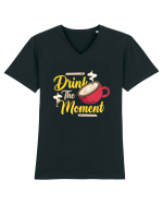 Drink the Moment Tricou mânecă scurtă guler V Bărbat Presenter