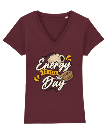 Energy to Face the Day Burgundy