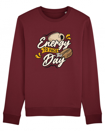 Energy to Face the Day Burgundy