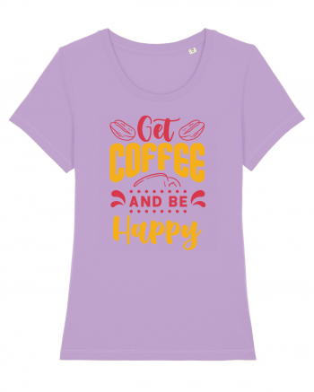 Get Coffee and be Happy Lavender Dawn