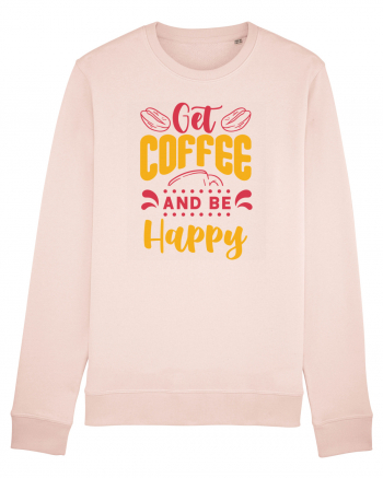 Get Coffee and be Happy Candy Pink