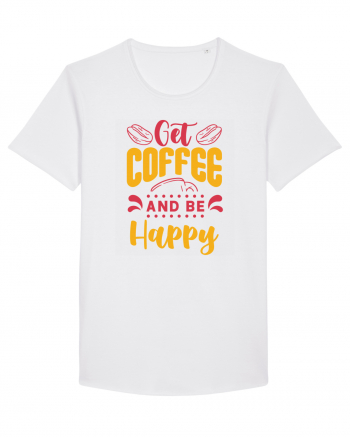 Get Coffee and be Happy White