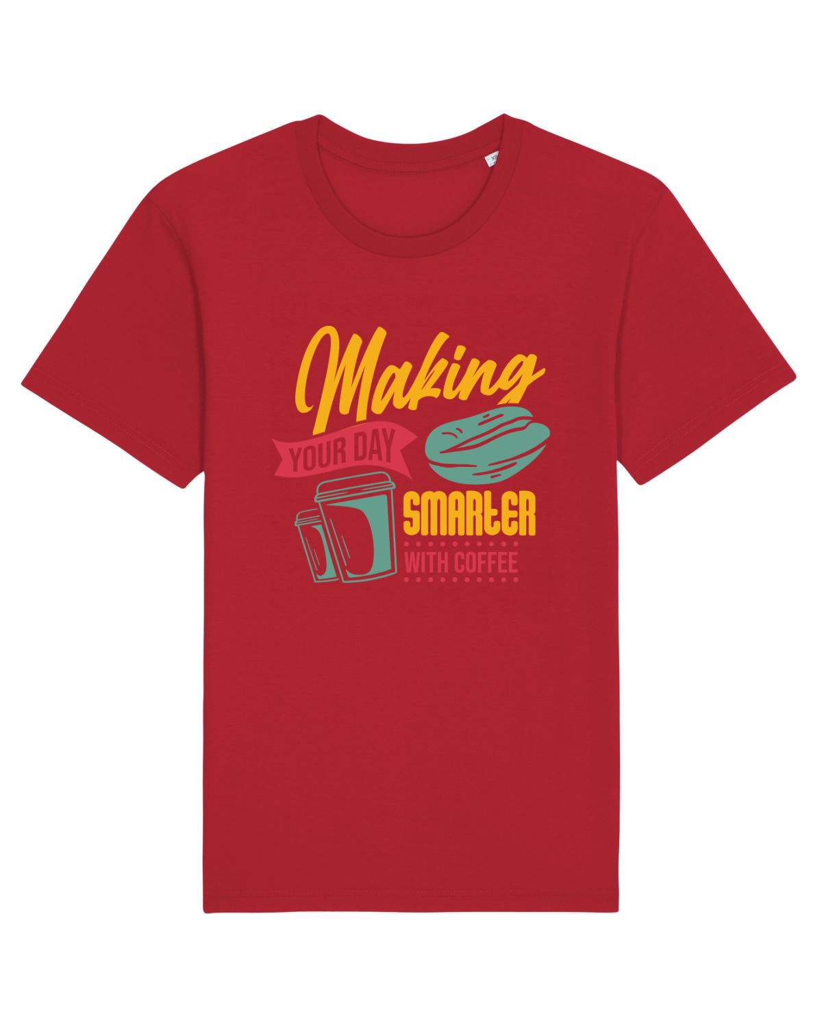 Tricou mânecă scurtă Unisex Rocker Red