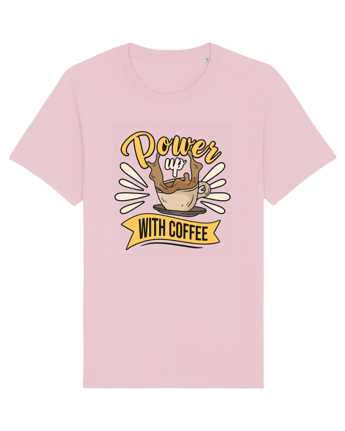 Tricou mânecă scurtă Unisex Rocker Cotton Pink