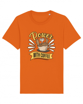 Power Up with Coffee Bright Orange