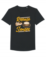 Release Your Senses Tricou mânecă scurtă guler larg Bărbat Skater