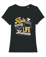 Ride Your Best Life Moments Tricou mânecă scurtă guler larg fitted Damă Expresser