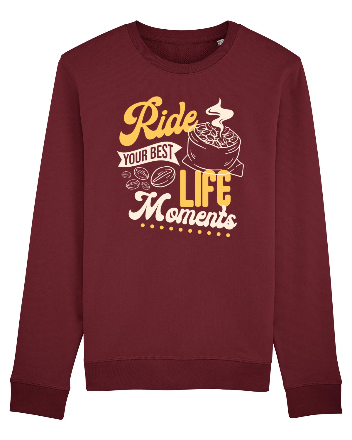 Bluză mânecă lungă Unisex Rise Burgundy