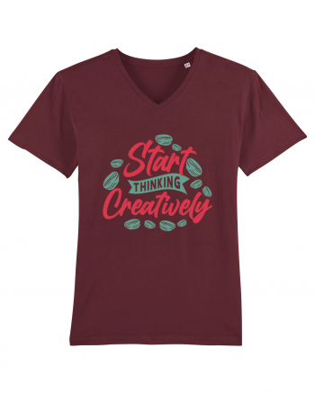 Start Thinking Creatively Burgundy