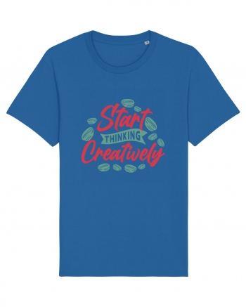 Start Thinking Creatively Royal Blue