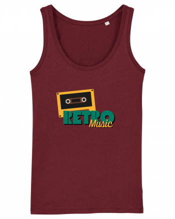 Retro Music Burgundy