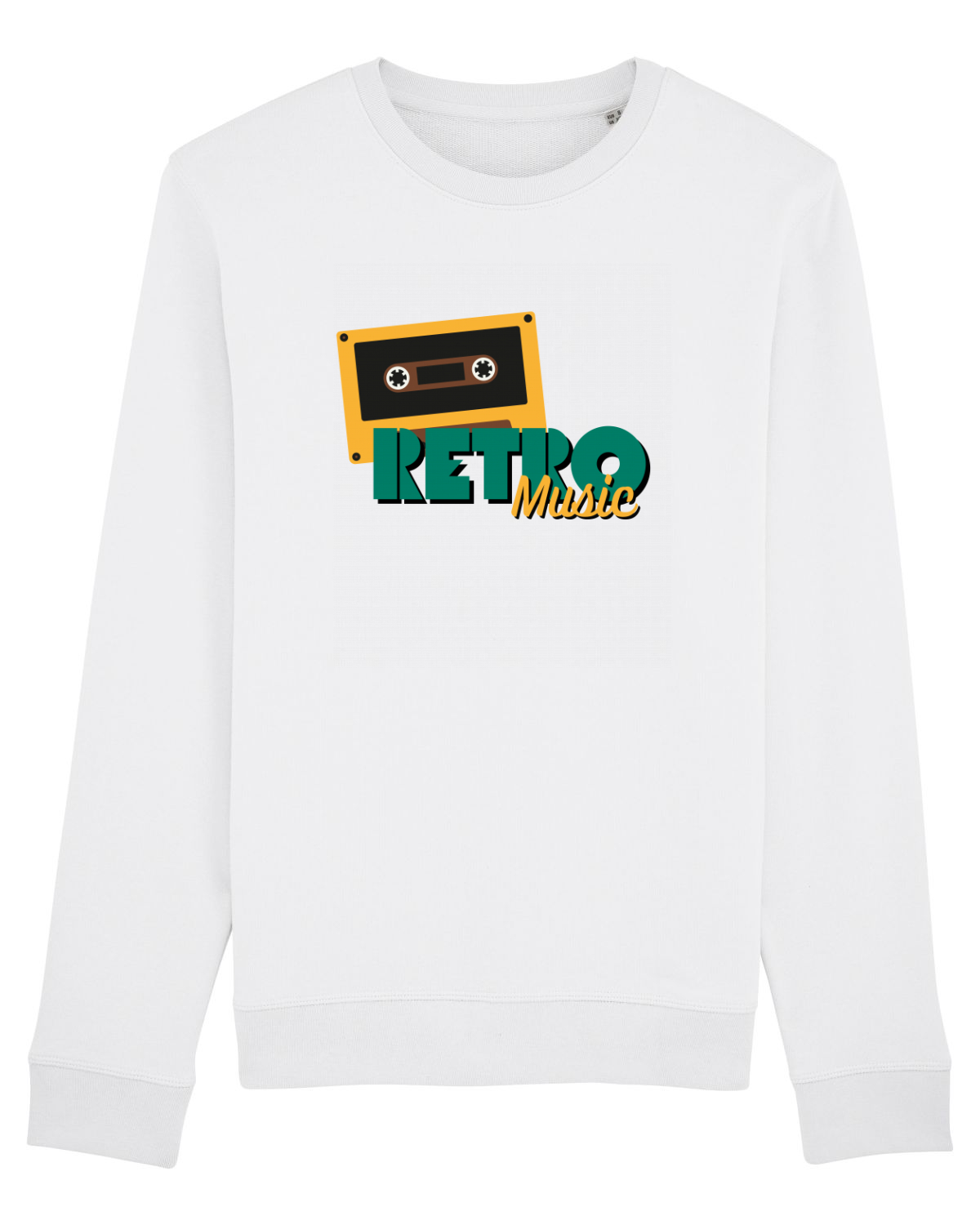 Bluză mânecă lungă Unisex Rise White
