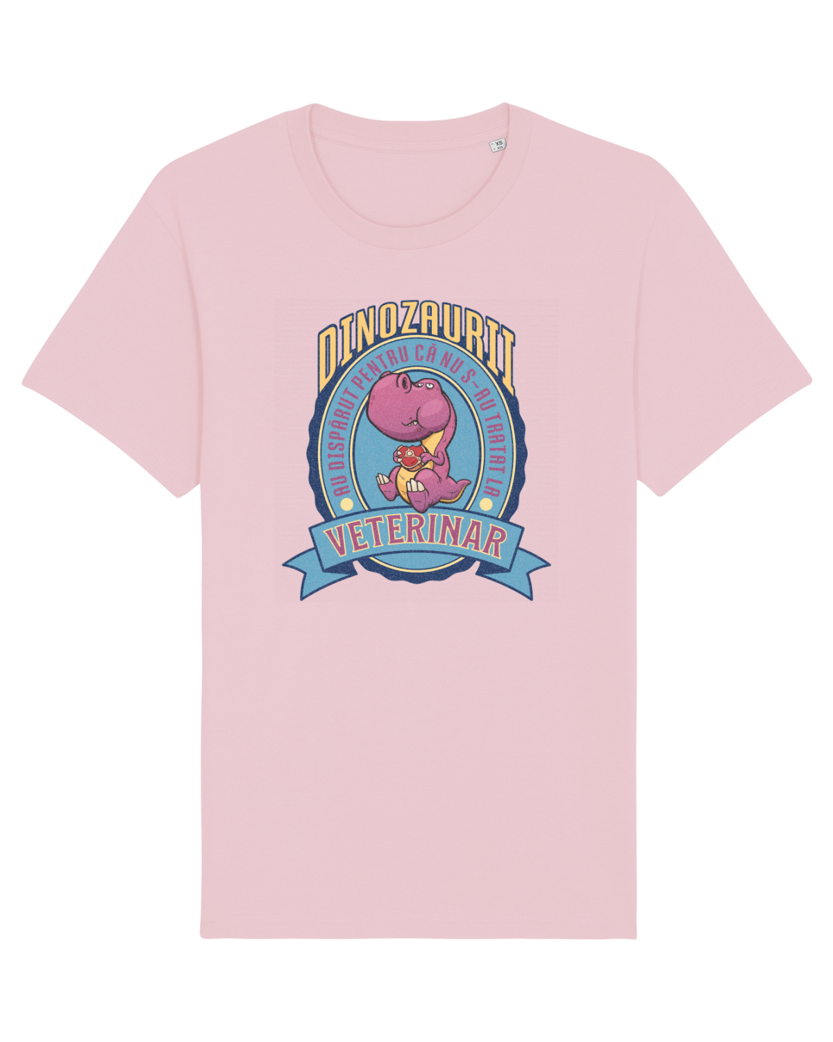 Tricou mânecă scurtă Unisex Rocker Cotton Pink