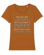 PUPPY Tricou mânecă scurtă guler larg fitted Damă Expresser