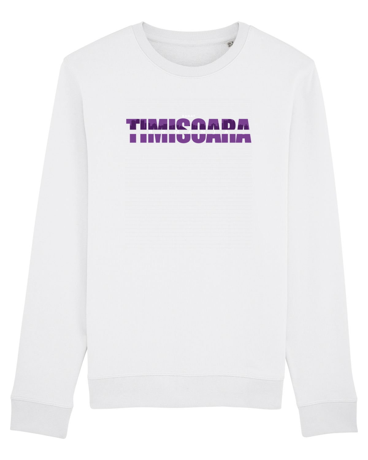 Bluză mânecă lungă Unisex Rise White