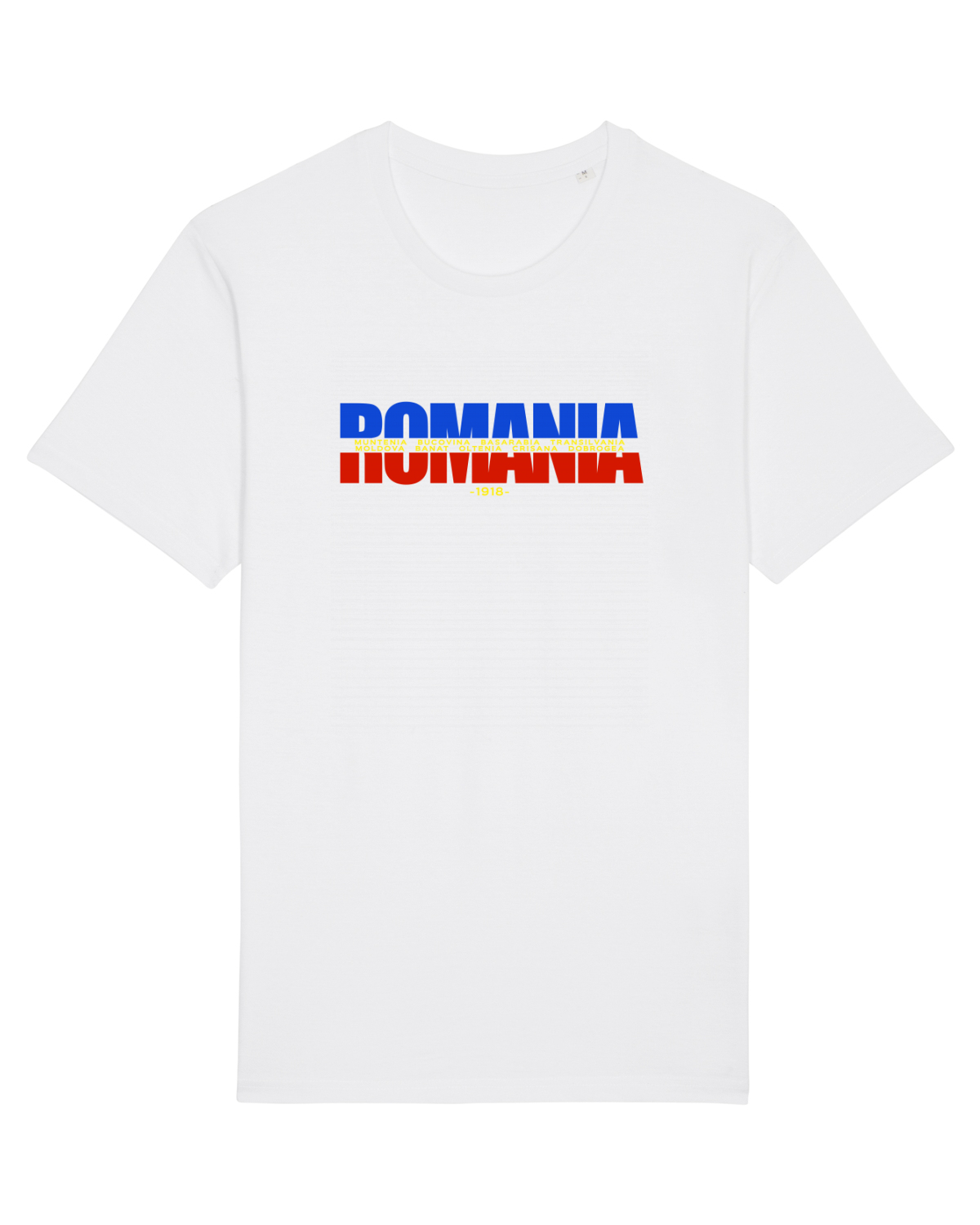 Tricou mânecă scurtă Unisex Rocker White