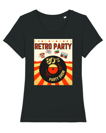 Retro party Black