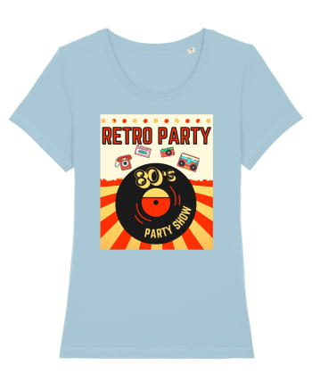 Retro party Sky Blue