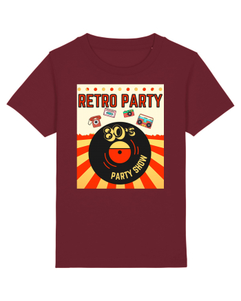 Retro party Burgundy