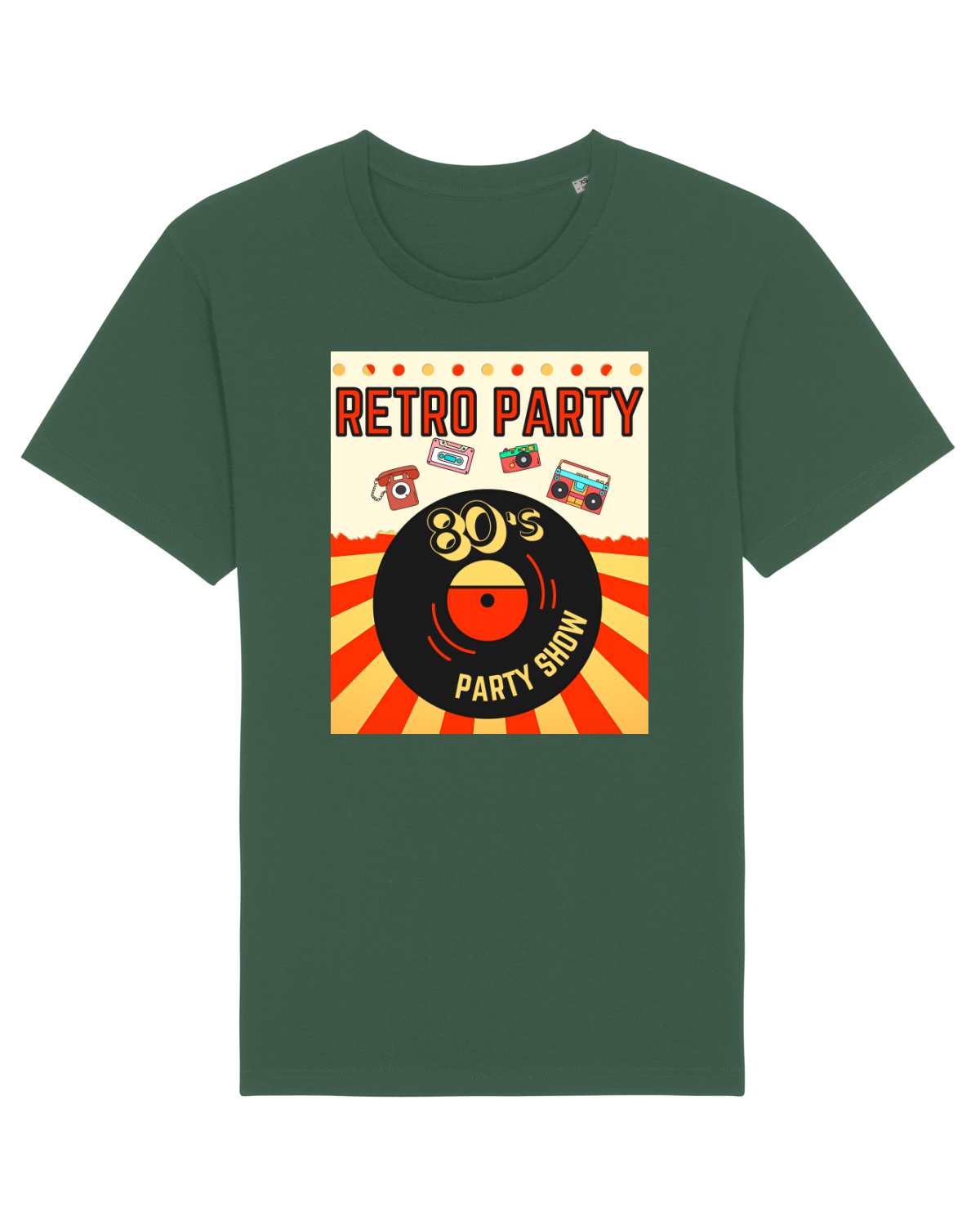 Tricou mânecă scurtă Unisex Rocker Bottle Green