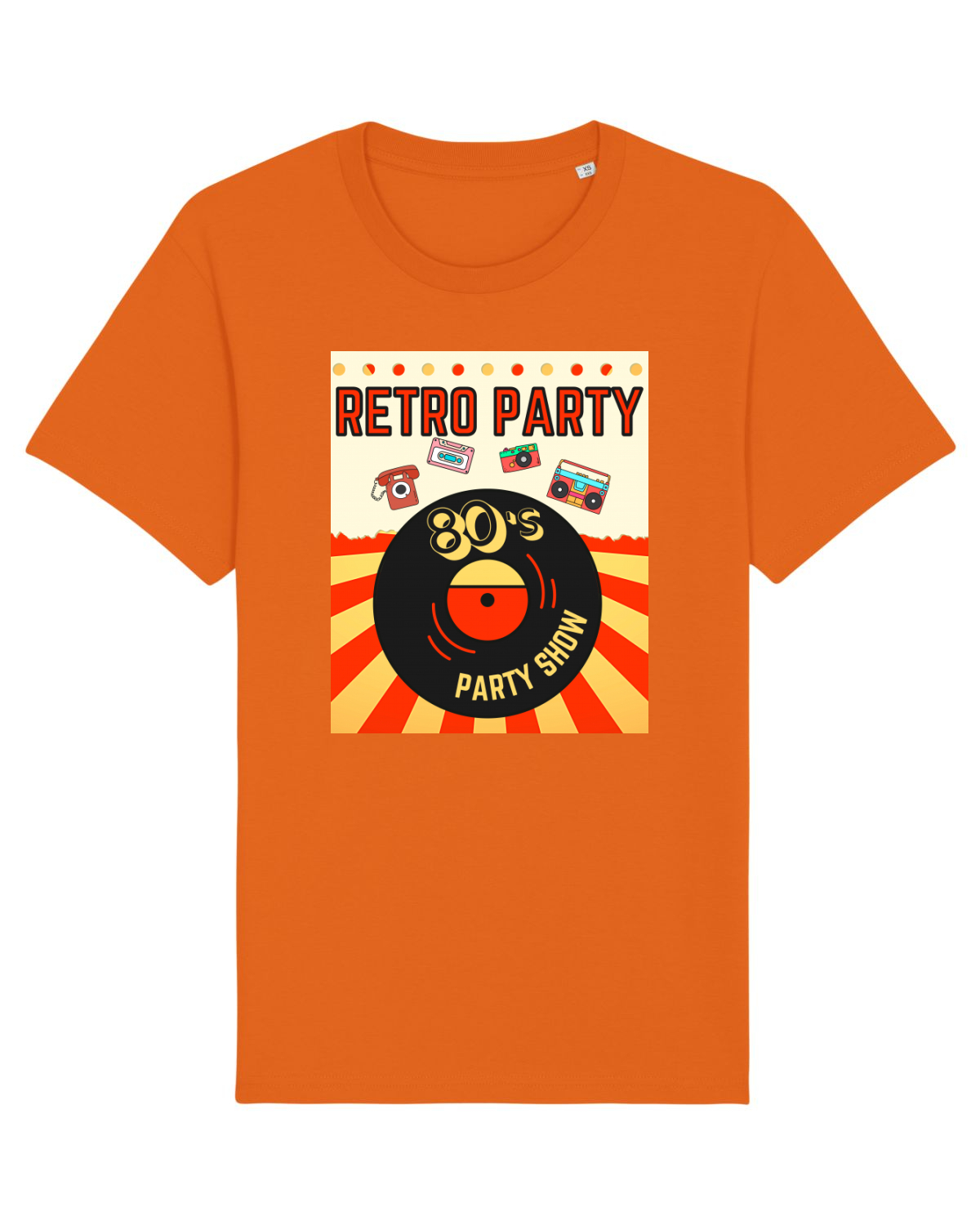 Tricou mânecă scurtă Unisex Rocker Bright Orange
