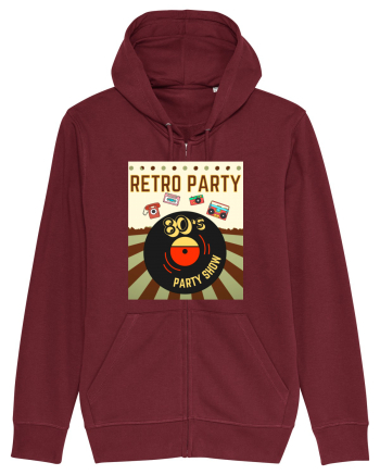 Retro party Burgundy