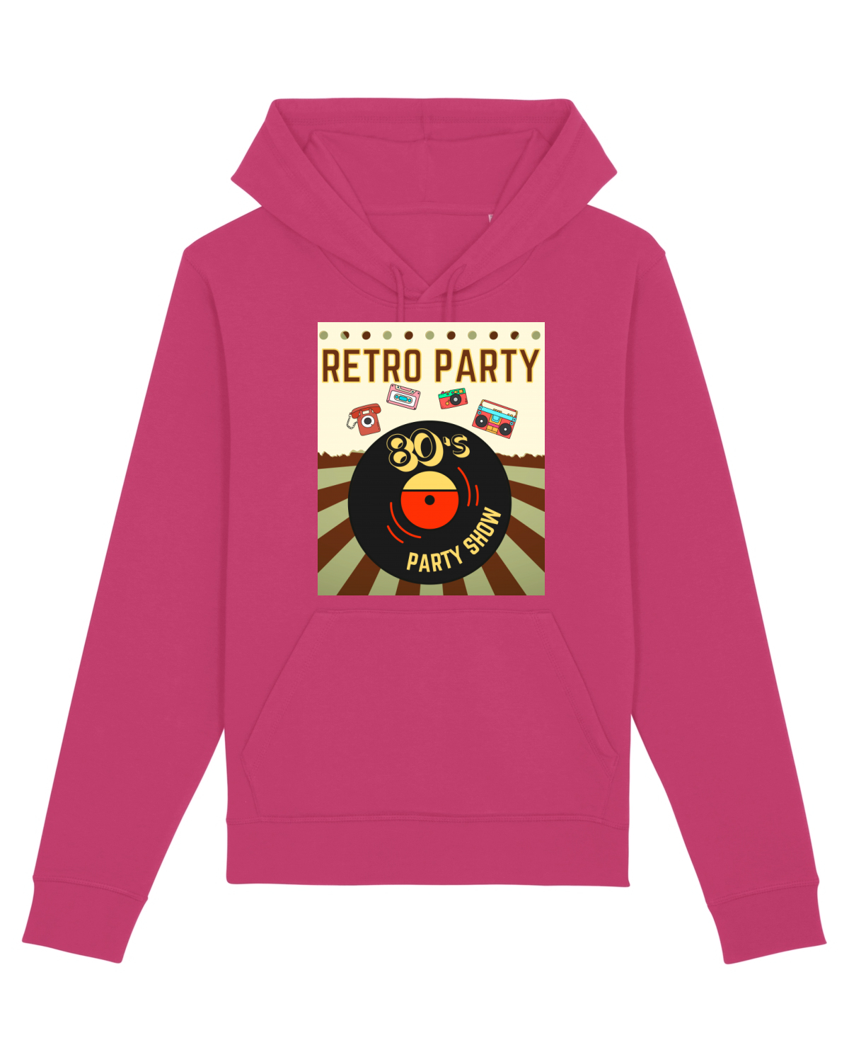 Hanorac Unisex Drummer Raspberry