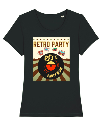 Retro party Black